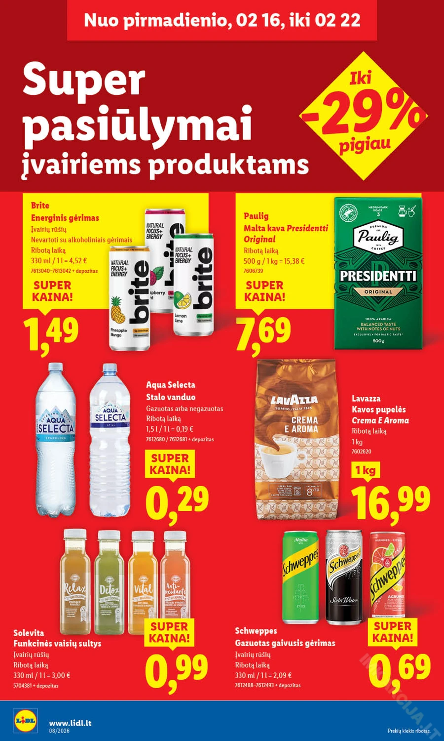 LIDL maisto prekių akcijų leidinys puslapis 24