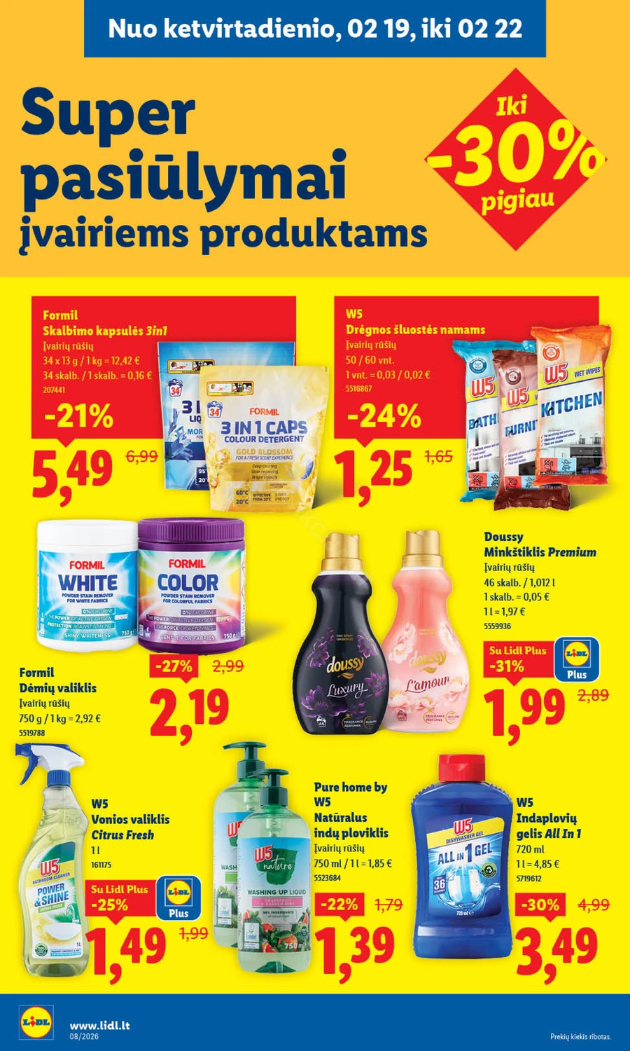 LIDL maisto prekių akcijų leidinys puslapis 28