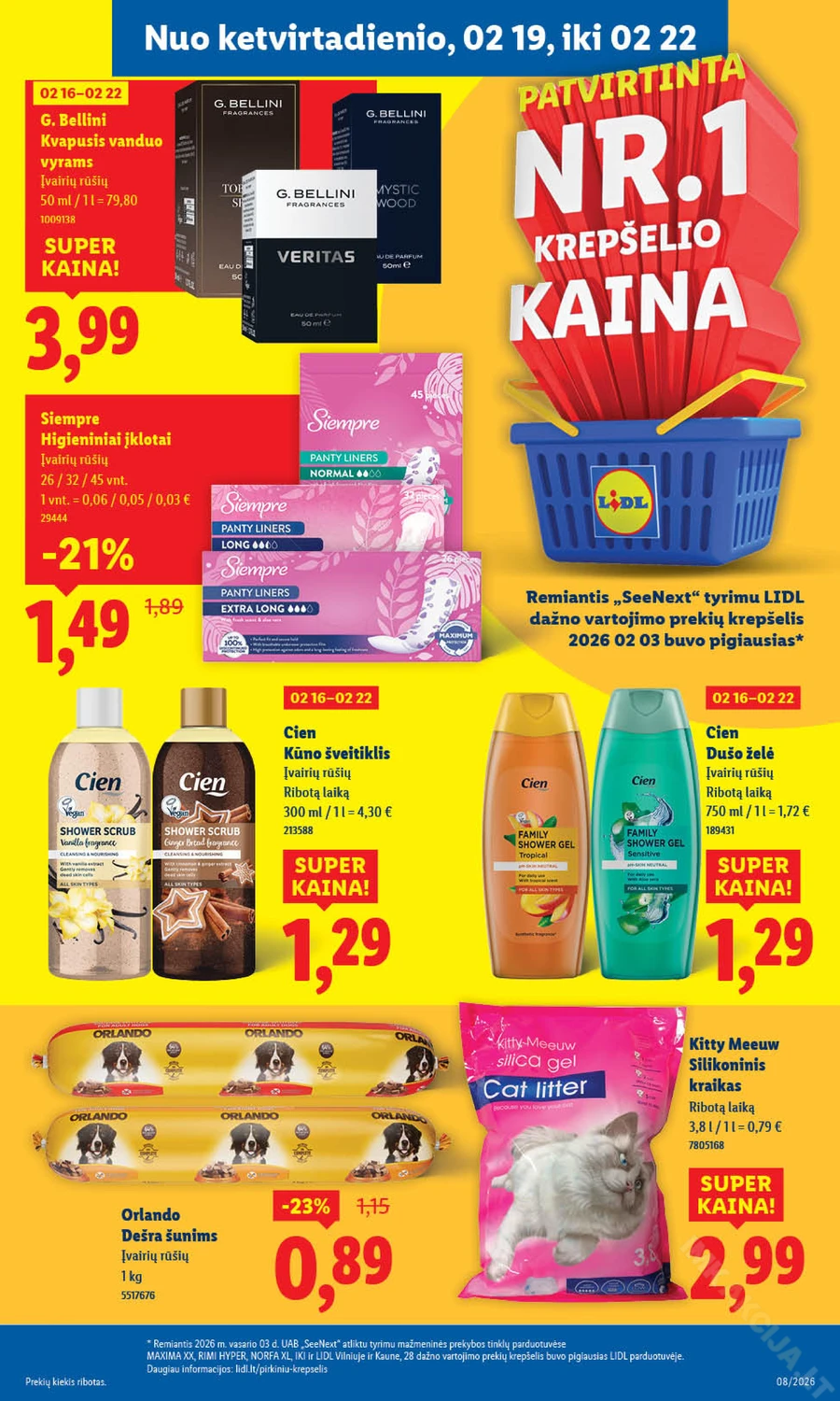 LIDL maisto prekių akcijų leidinys puslapis 29