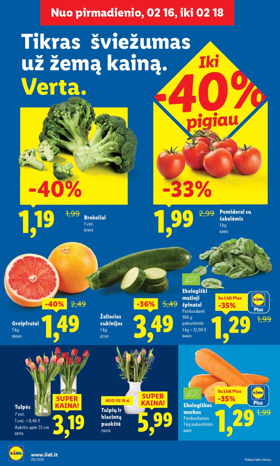LIDL maisto prekių akcijų leidinys puslapis 4