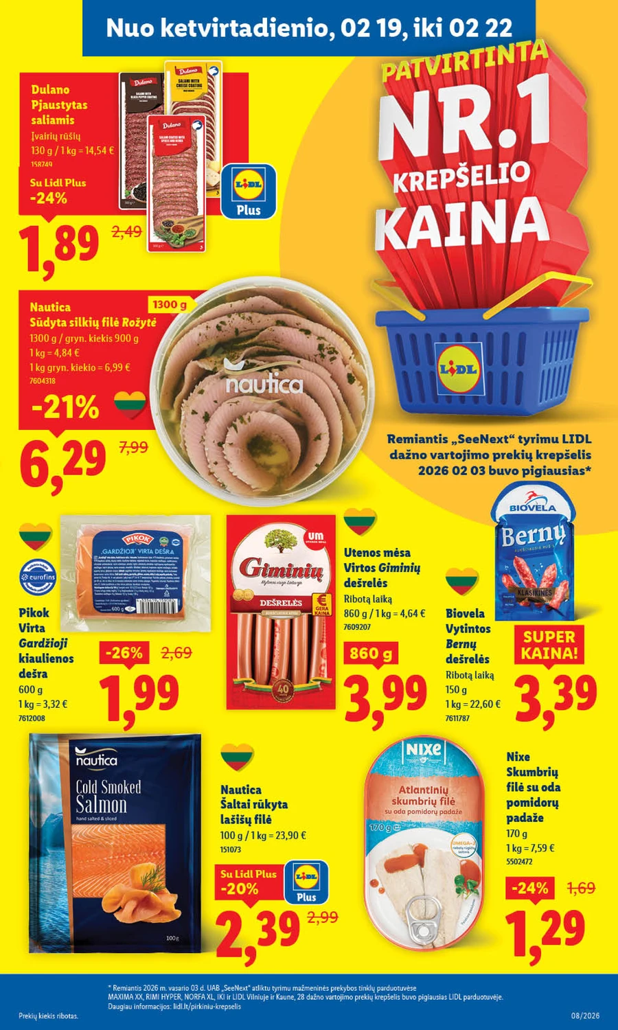 LIDL maisto prekių akcijų leidinys puslapis 33