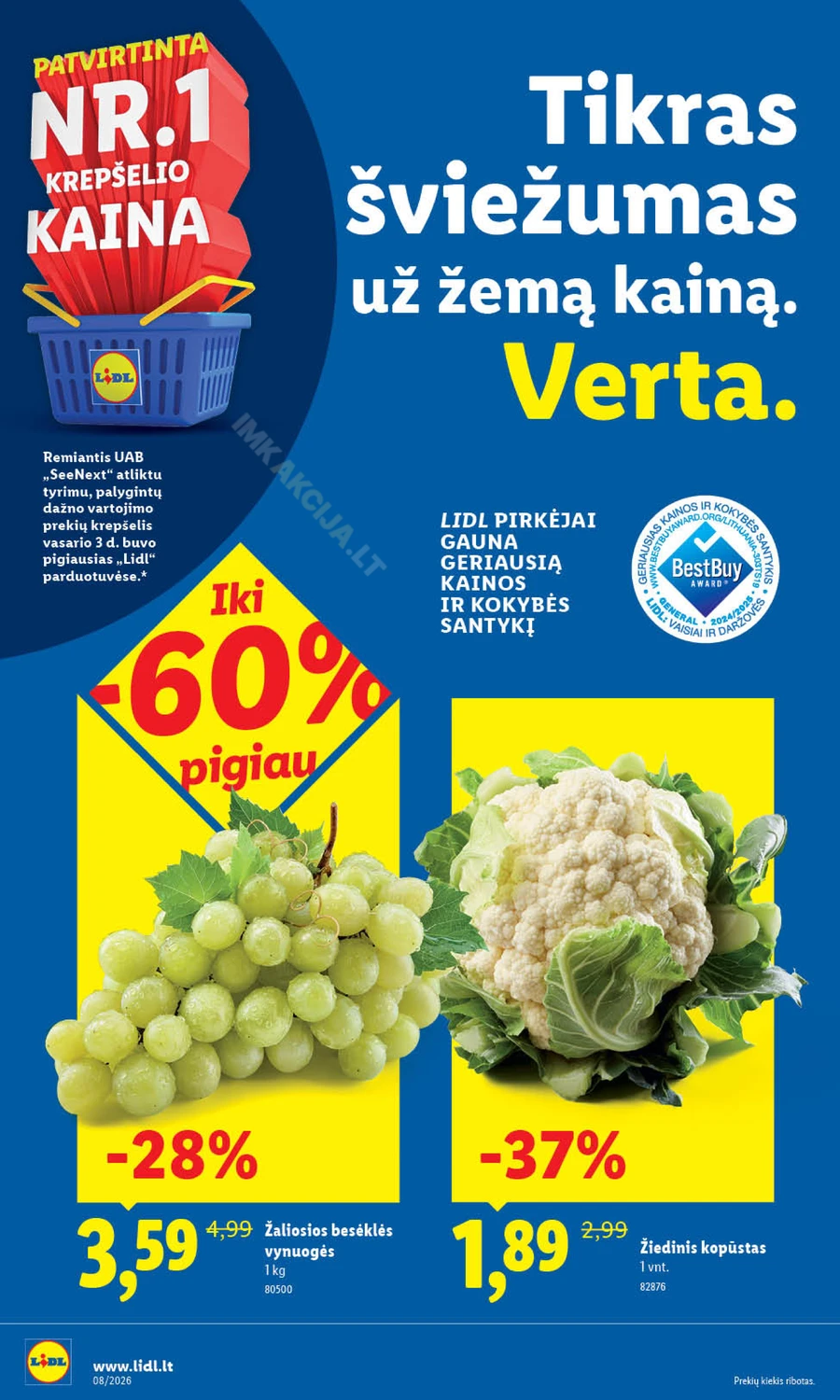 LIDL maisto prekių akcijų leidinys puslapis 36