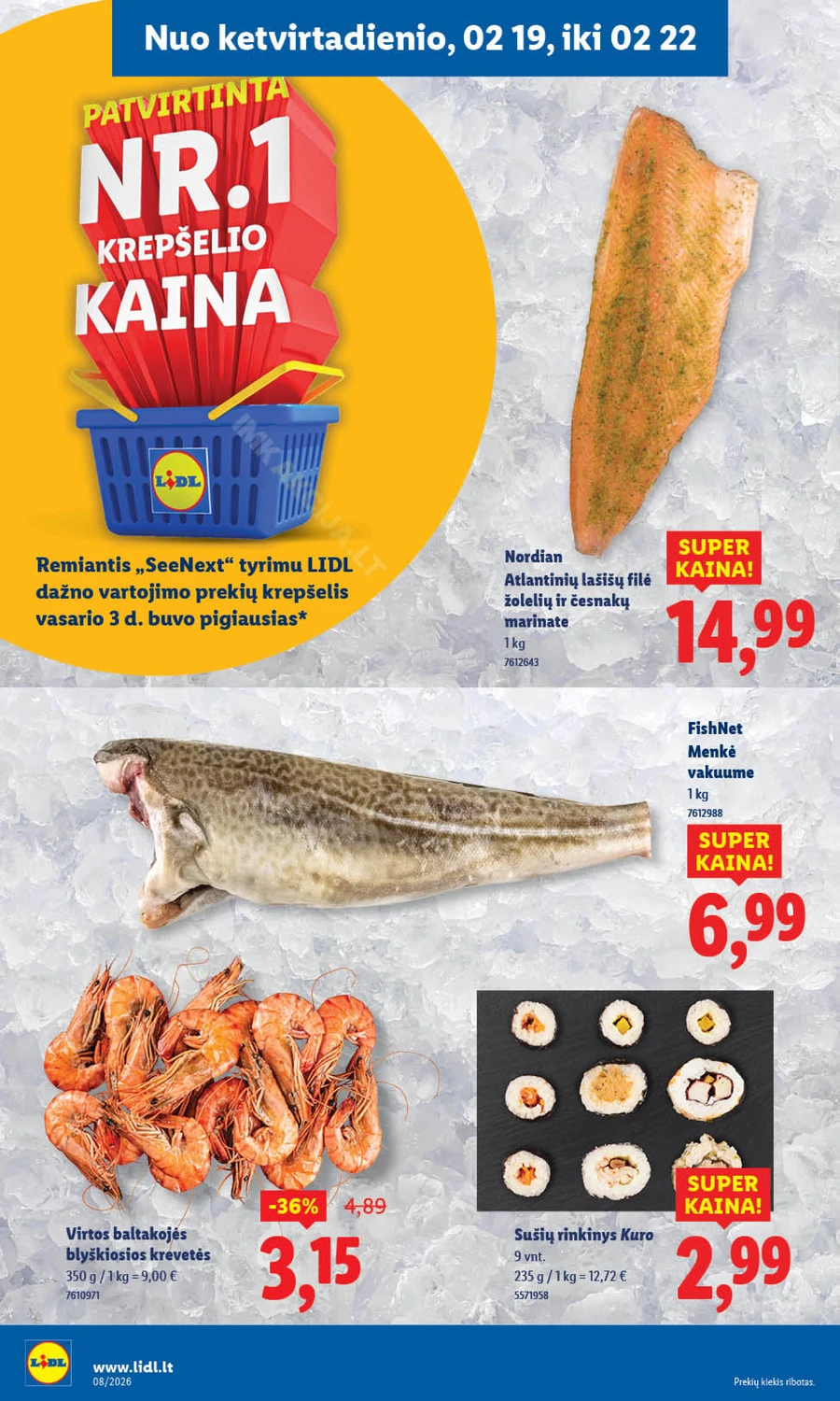 LIDL maisto prekių akcijų leidinys puslapis 38