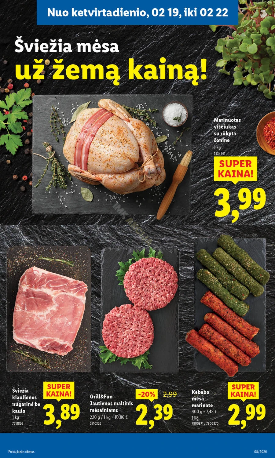 LIDL maisto prekių akcijų leidinys puslapis 39
