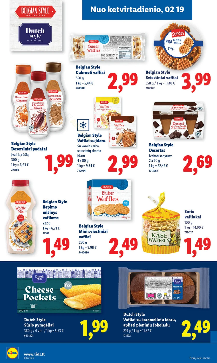 LIDL maisto prekių akcijų leidinys puslapis 40