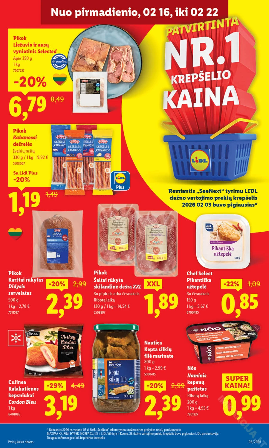 LIDL maisto prekių akcijų leidinys puslapis 9