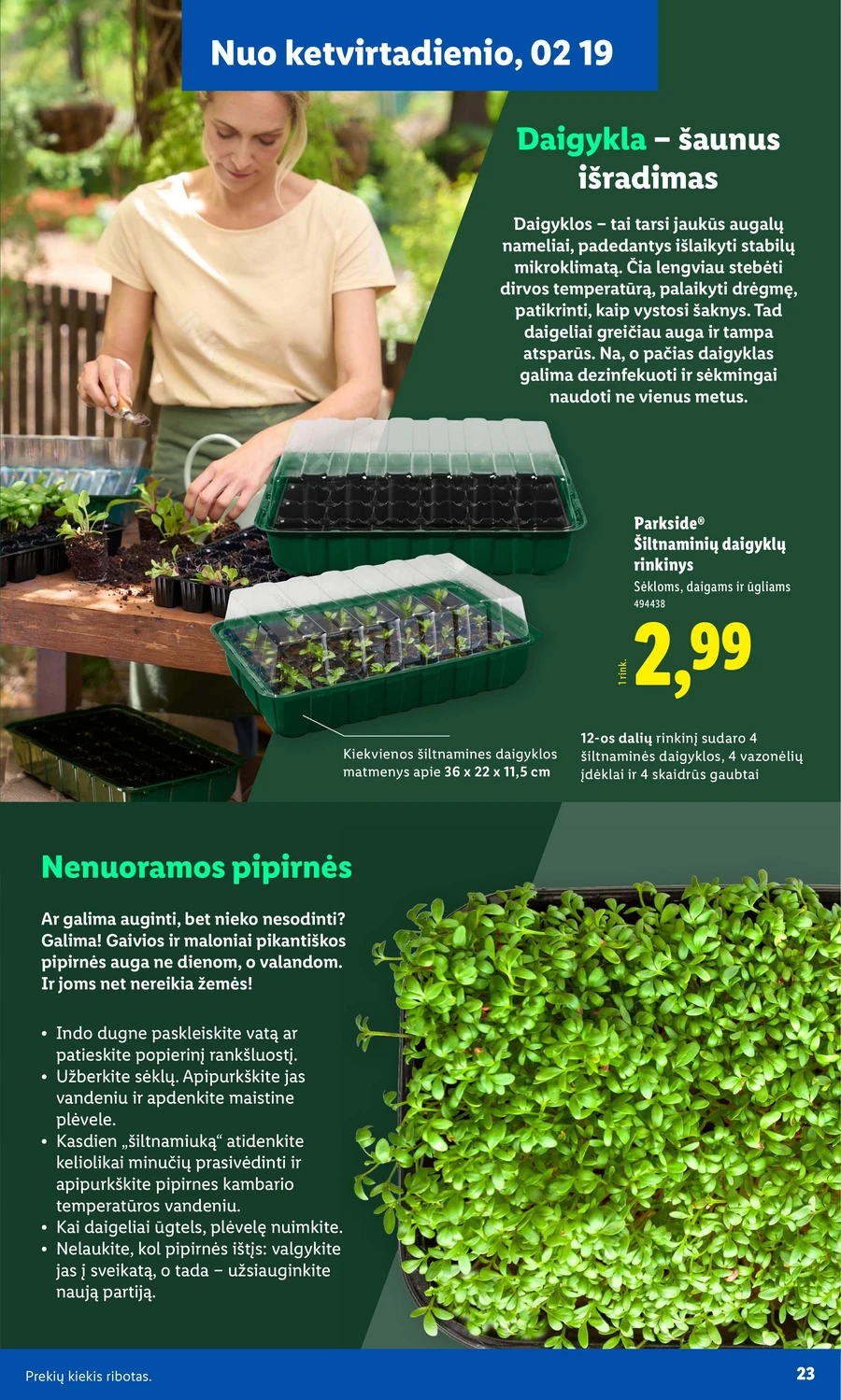 LIDL akcijų leidinys „Sodui valio!“ puslapis 11