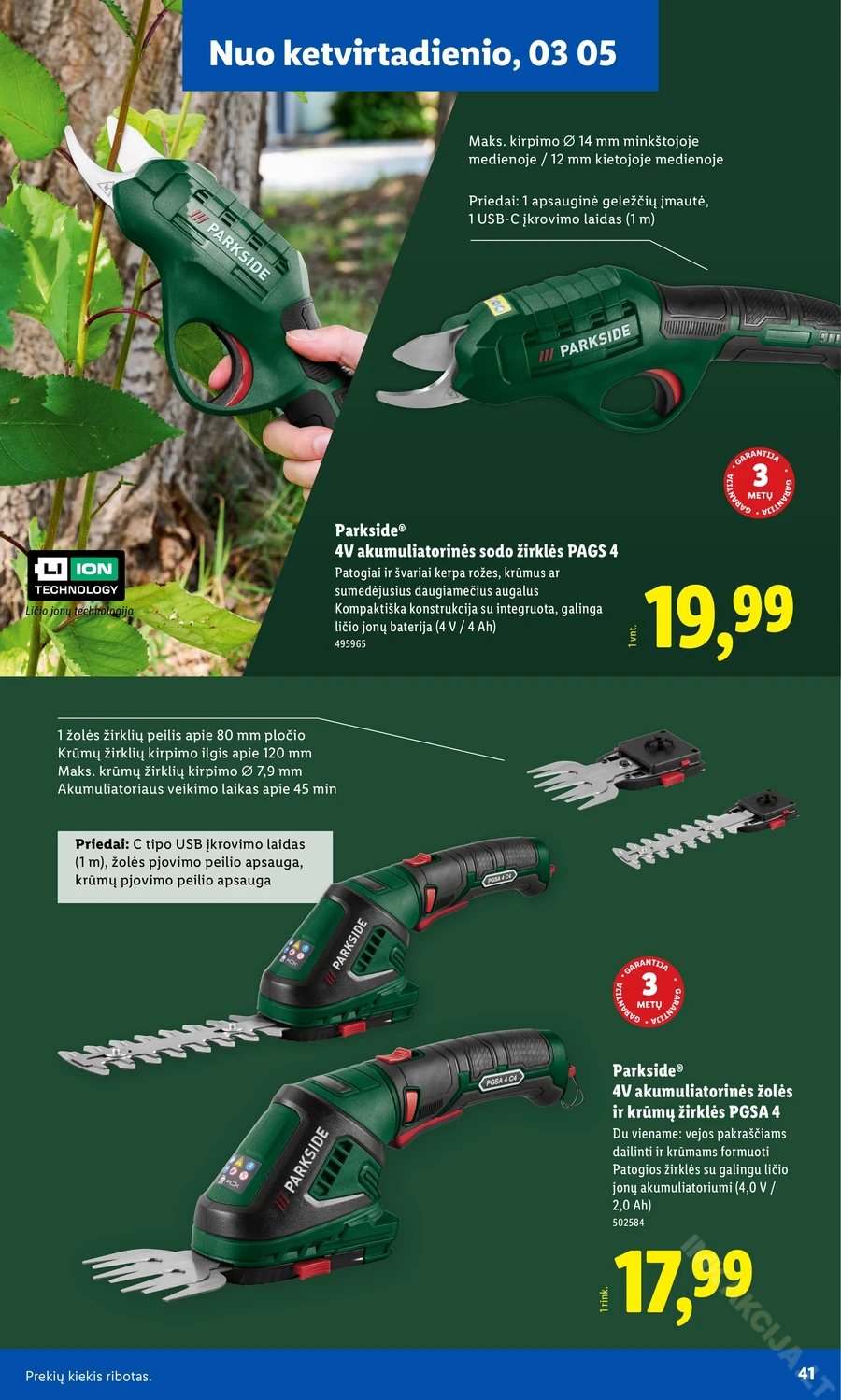 LIDL akcijų leidinys „Sodui valio!“ puslapis 29