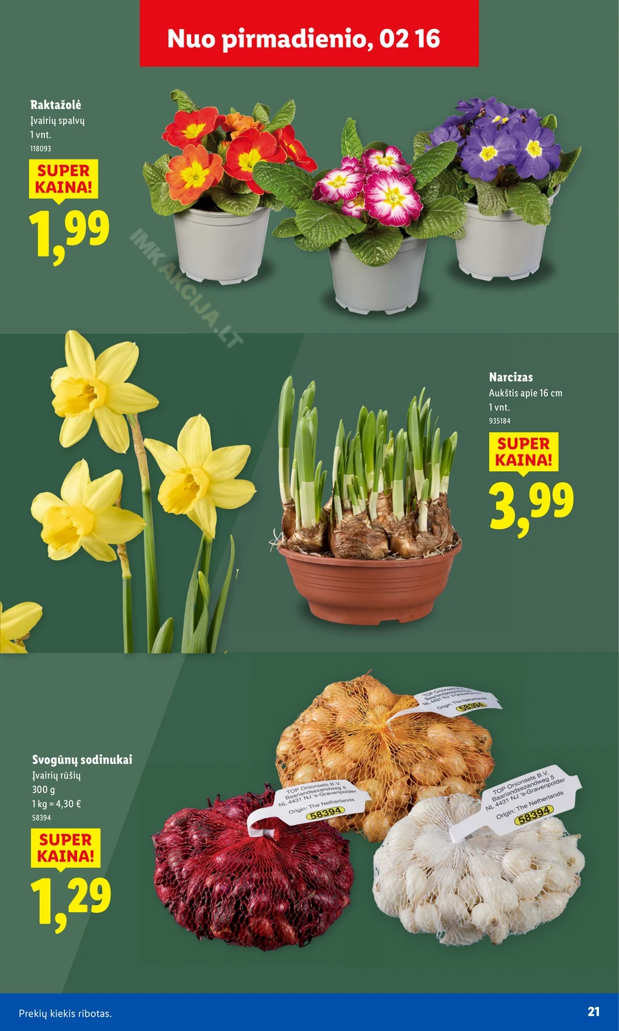 LIDL akcijų leidinys „Sodui valio!“ puslapis 9