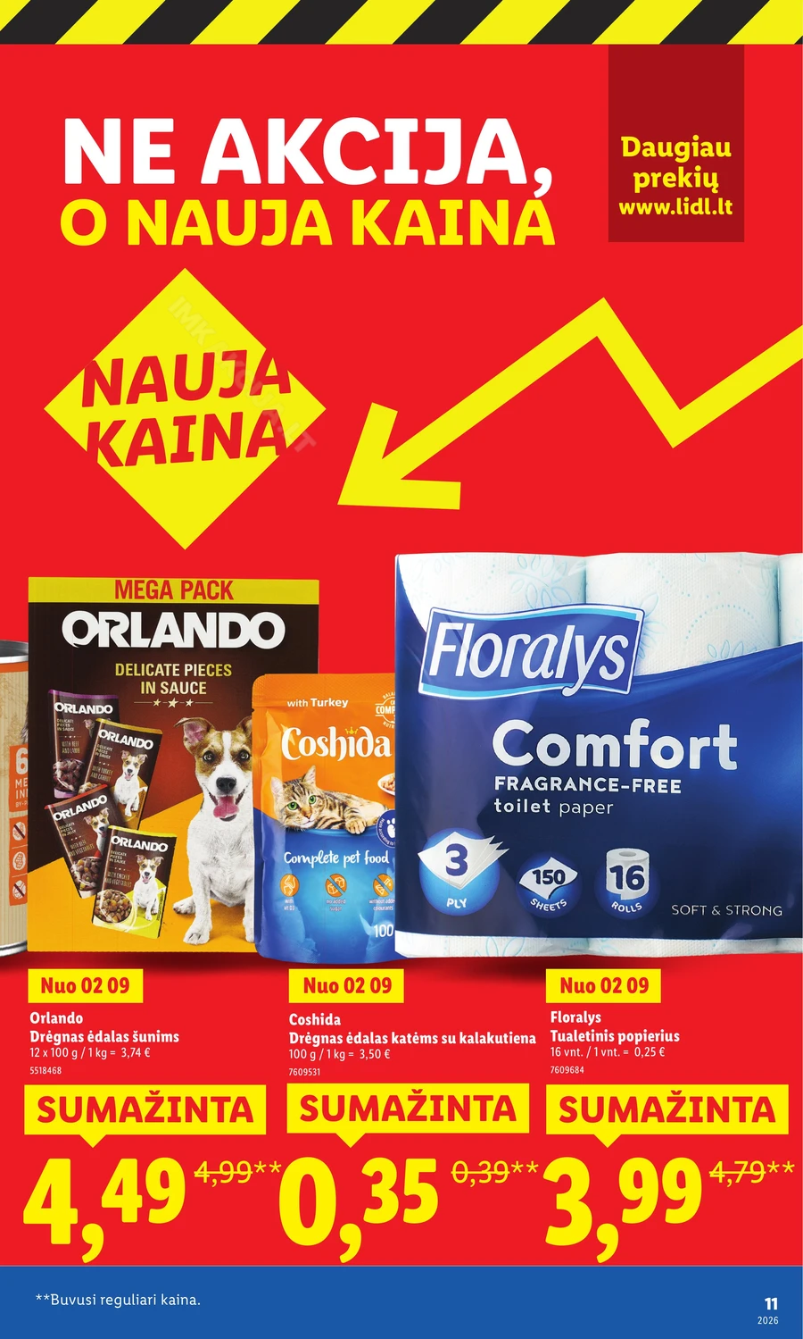 LIDL katalogas „Didysis kainų mažinimas“ puslapis 11