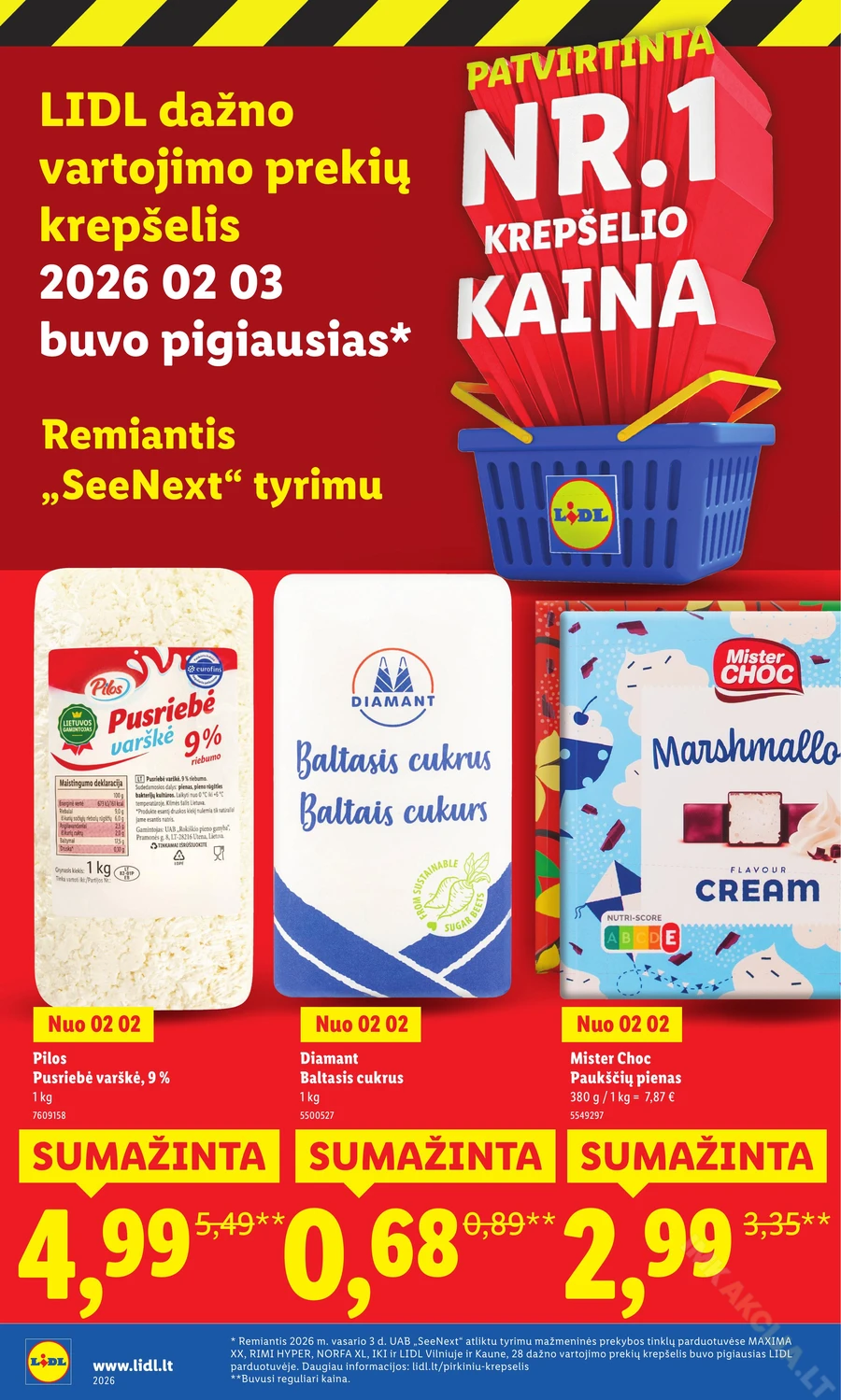 LIDL katalogas „Didysis kainų mažinimas“ puslapis 14