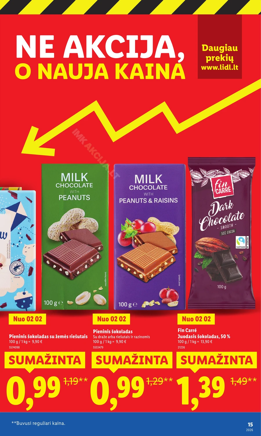 LIDL katalogas „Didysis kainų mažinimas“ puslapis 15