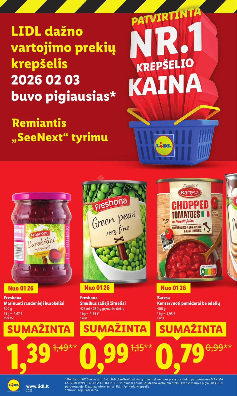 LIDL katalogas „Didysis kainų mažinimas“ puslapis 16