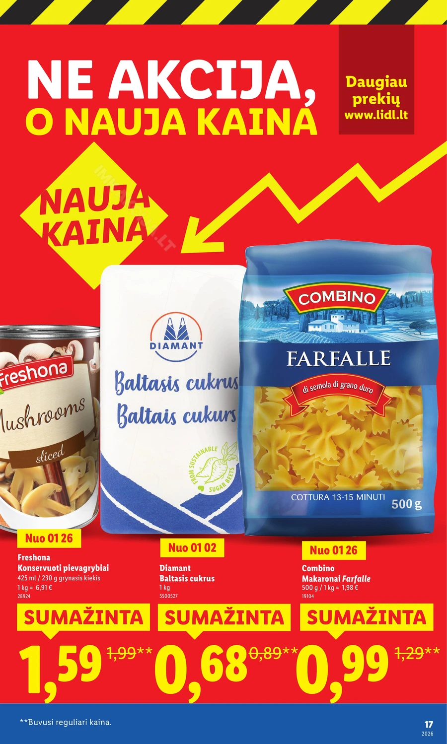 LIDL katalogas „Didysis kainų mažinimas“ puslapis 17