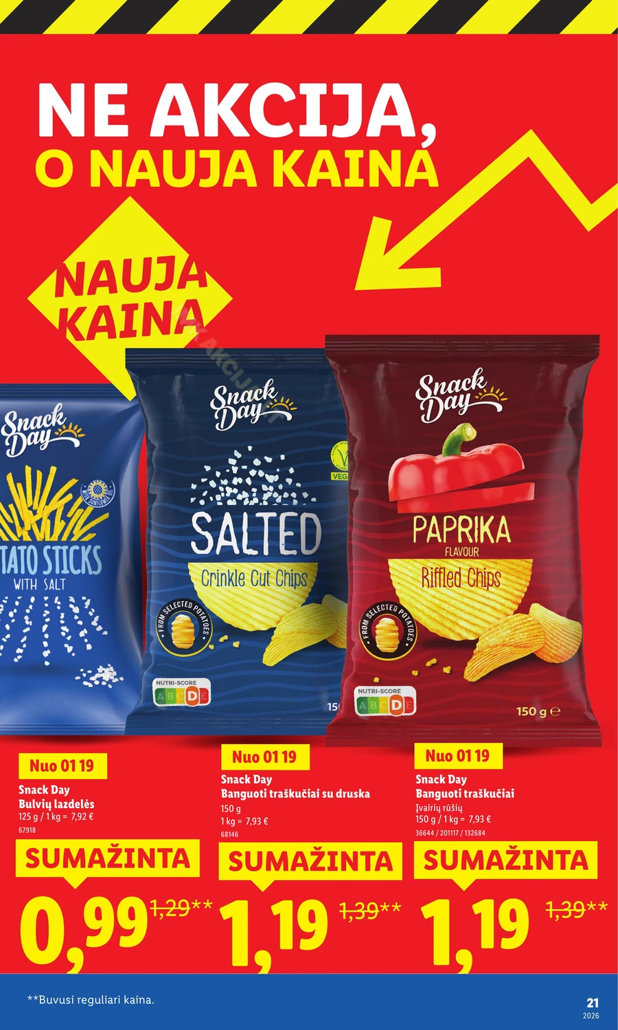 LIDL katalogas „Didysis kainų mažinimas“ puslapis 21