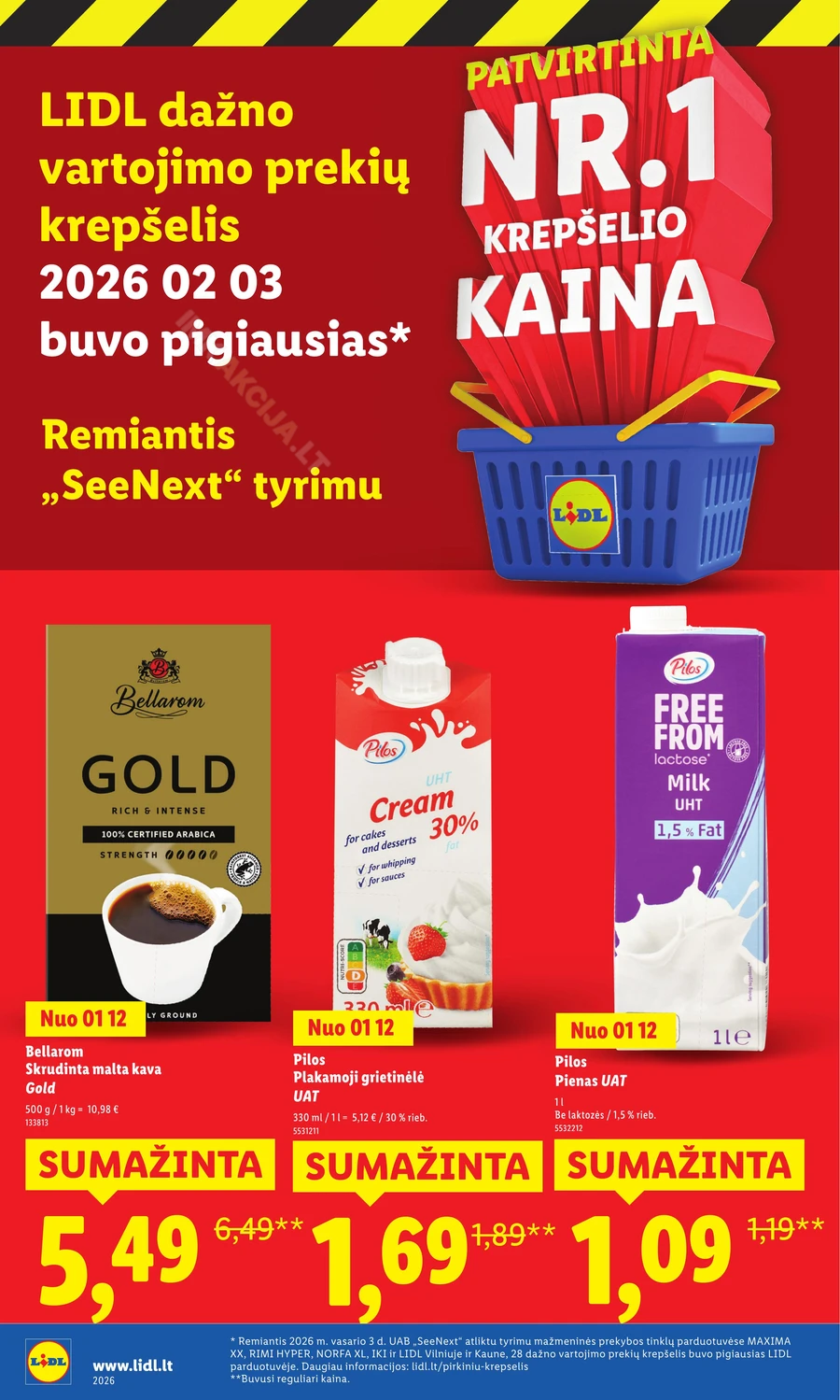 LIDL katalogas „Didysis kainų mažinimas“ puslapis 22