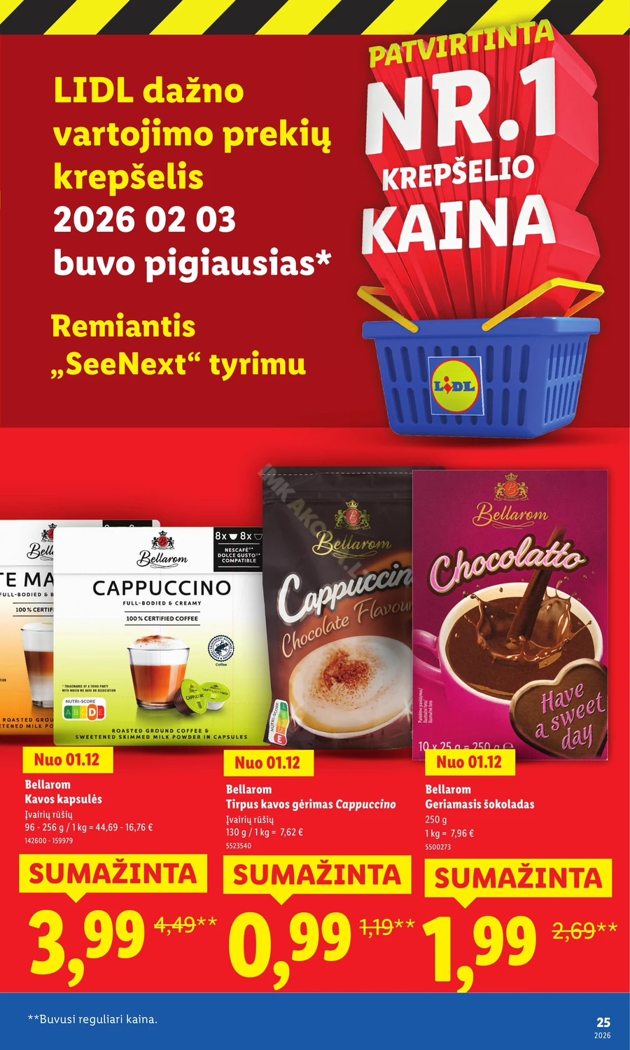 LIDL katalogas „Didysis kainų mažinimas“ puslapis 25