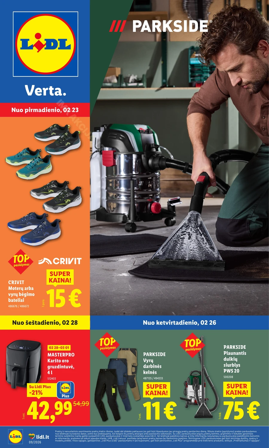 LIDL ne maisto prekių akcijų leidinys puslapis 1
