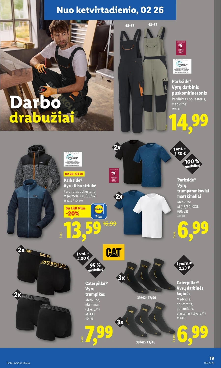 LIDL ne maisto prekių akcijų leidinys puslapis 19