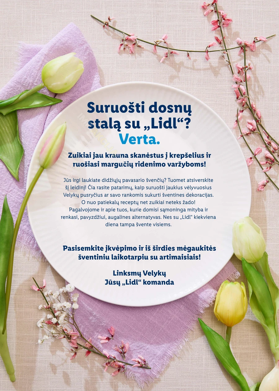 LIDL katalogas „Velykos, pilnos džiaugsmo“ puslapis 2