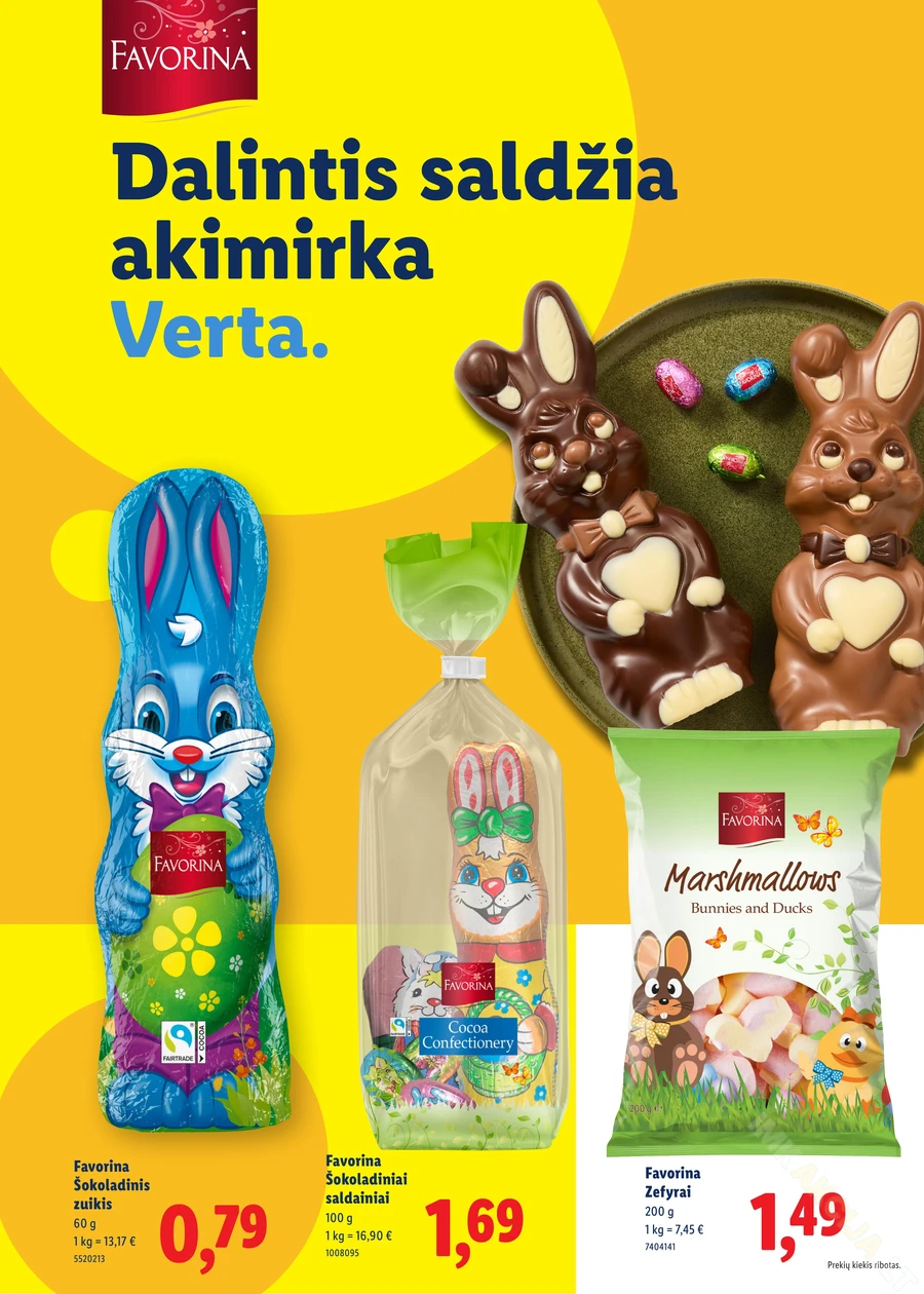 LIDL katalogas „Velykos, pilnos džiaugsmo“ puslapis 12