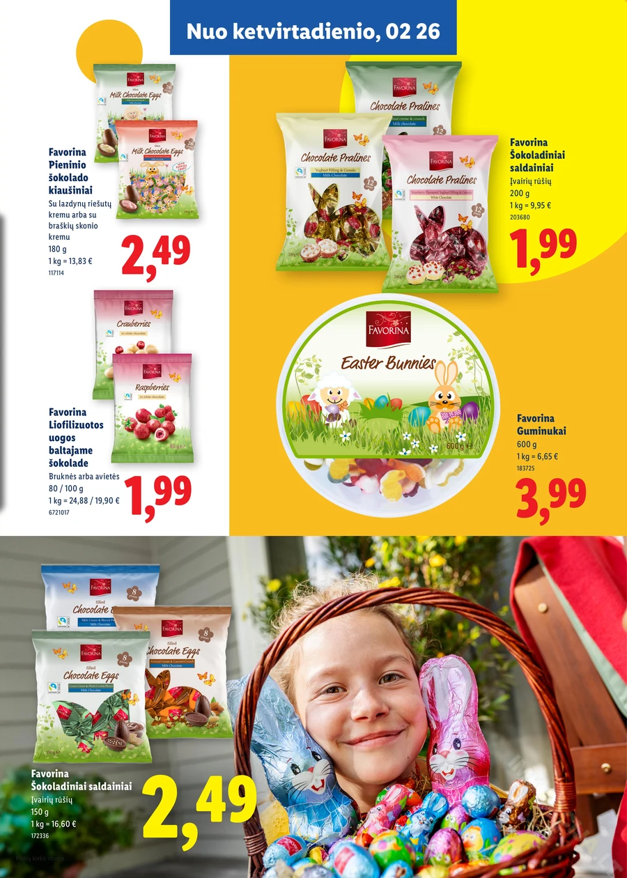 LIDL katalogas „Velykos, pilnos džiaugsmo“ puslapis 13