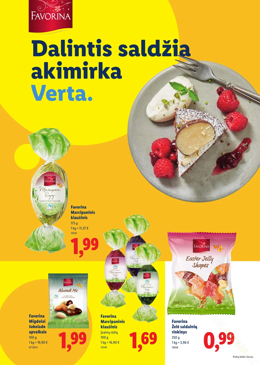 LIDL katalogas „Velykos, pilnos džiaugsmo“ puslapis 14