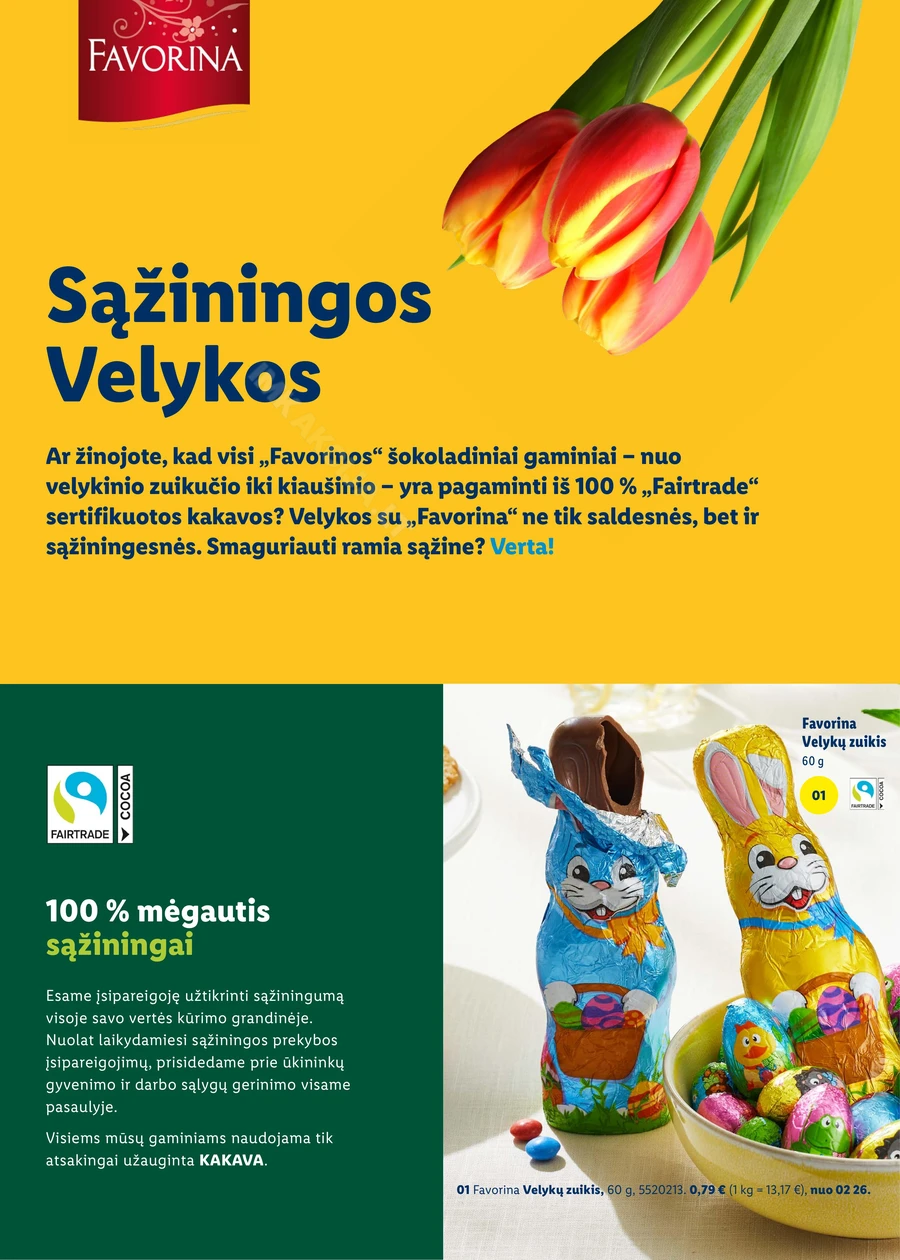 LIDL katalogas „Velykos, pilnos džiaugsmo“ puslapis 20