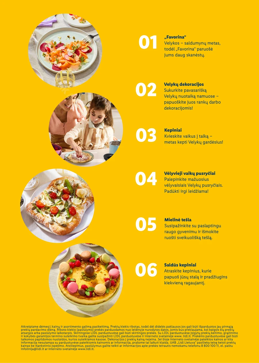 LIDL katalogas „Velykos, pilnos džiaugsmo“ puslapis 3