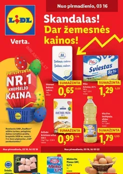 LIDL maisto prekių akcijų leidinys