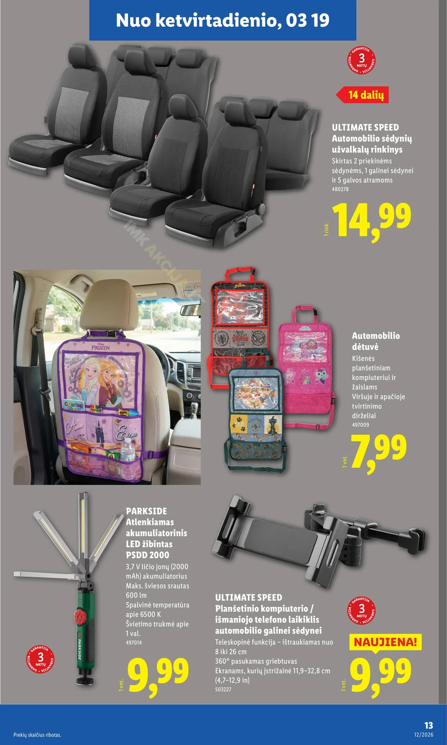 LIDL ne maisto prekių akcijų leidinys puslapis 13