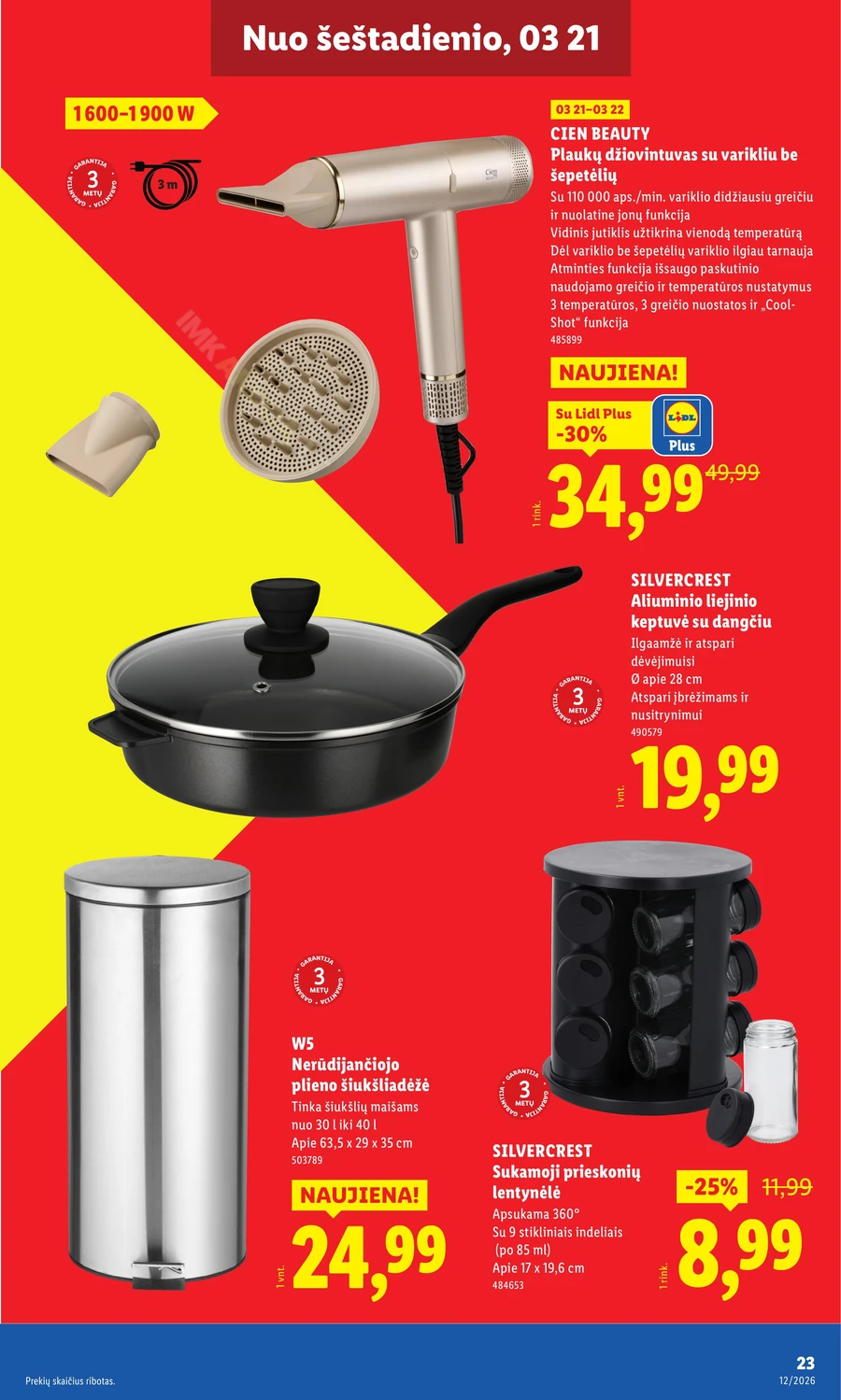 LIDL ne maisto prekių akcijų leidinys puslapis 23