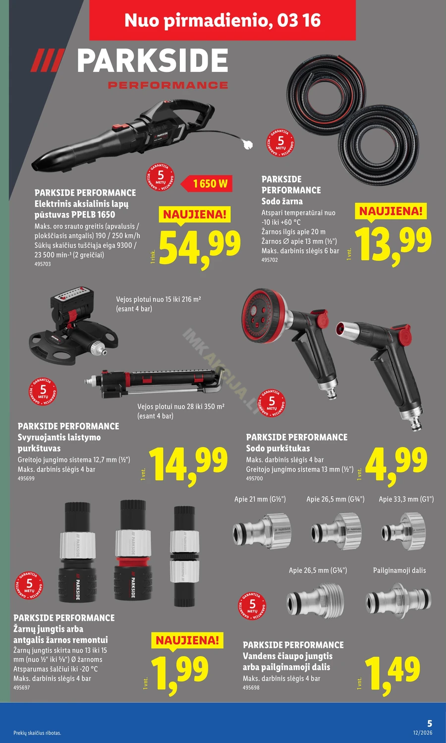 LIDL ne maisto prekių akcijų leidinys puslapis 5