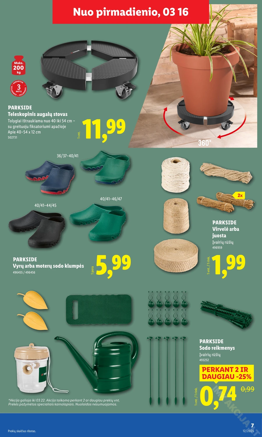 LIDL ne maisto prekių akcijų leidinys puslapis 7