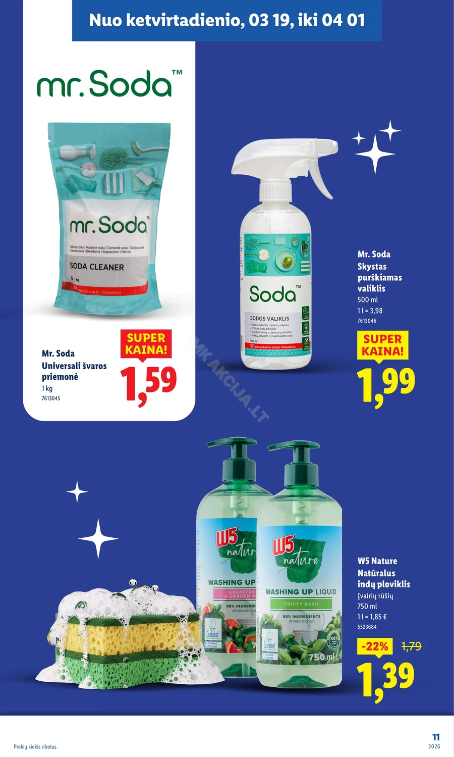 LIDL leidinys „Švaros festivalis” puslapis 11