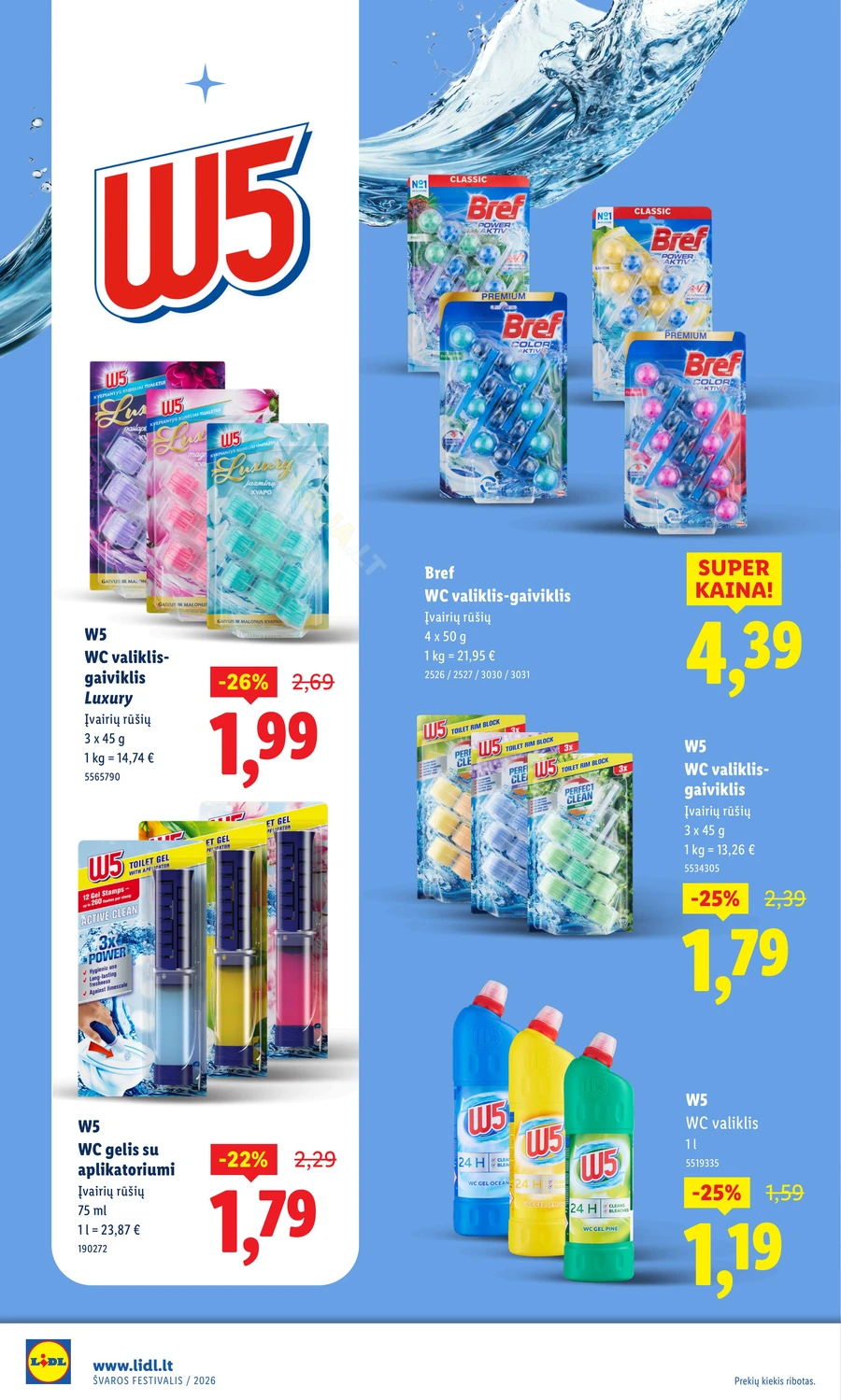 LIDL leidinys „Švaros festivalis” puslapis 12