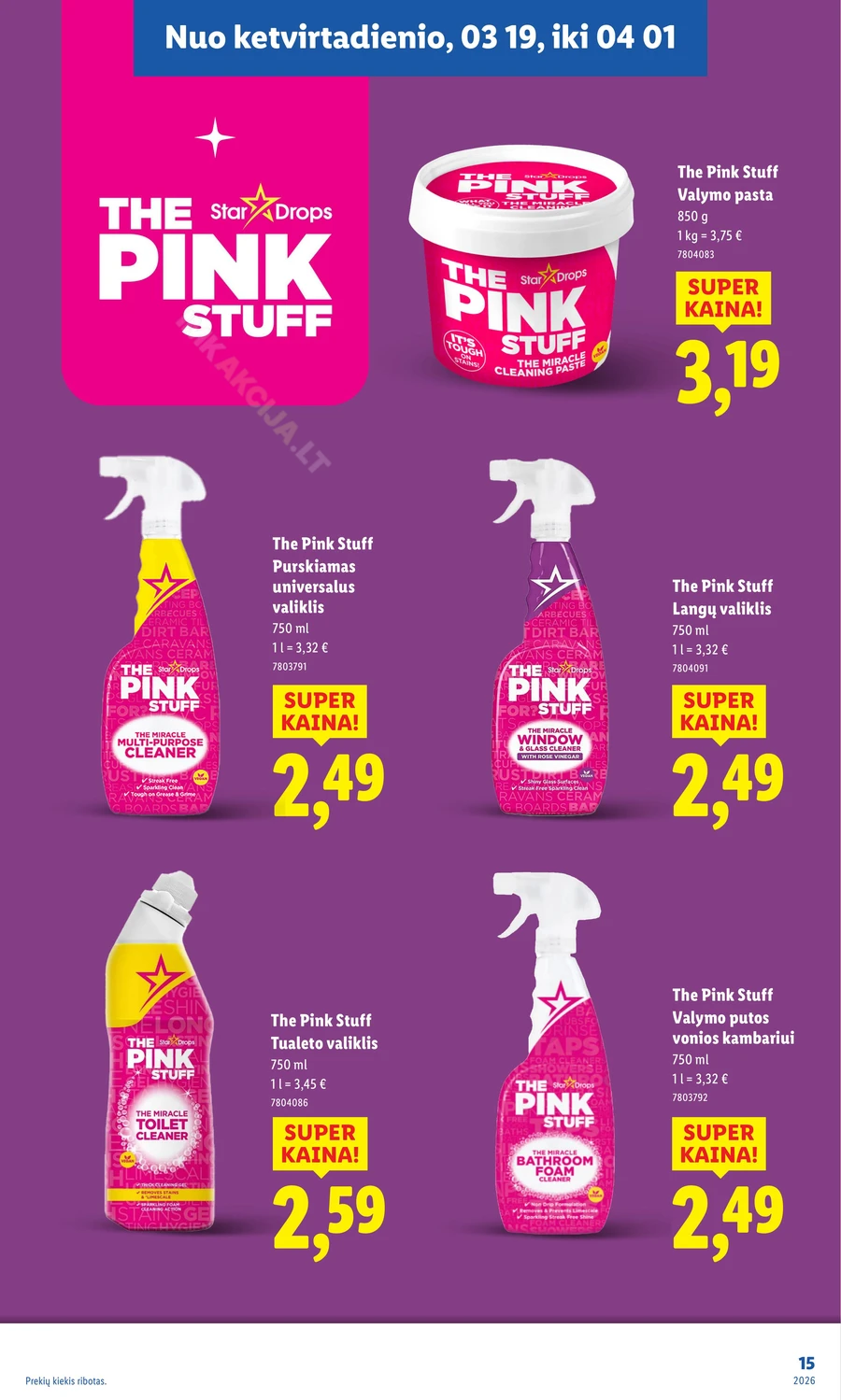 LIDL leidinys „Švaros festivalis” puslapis 15