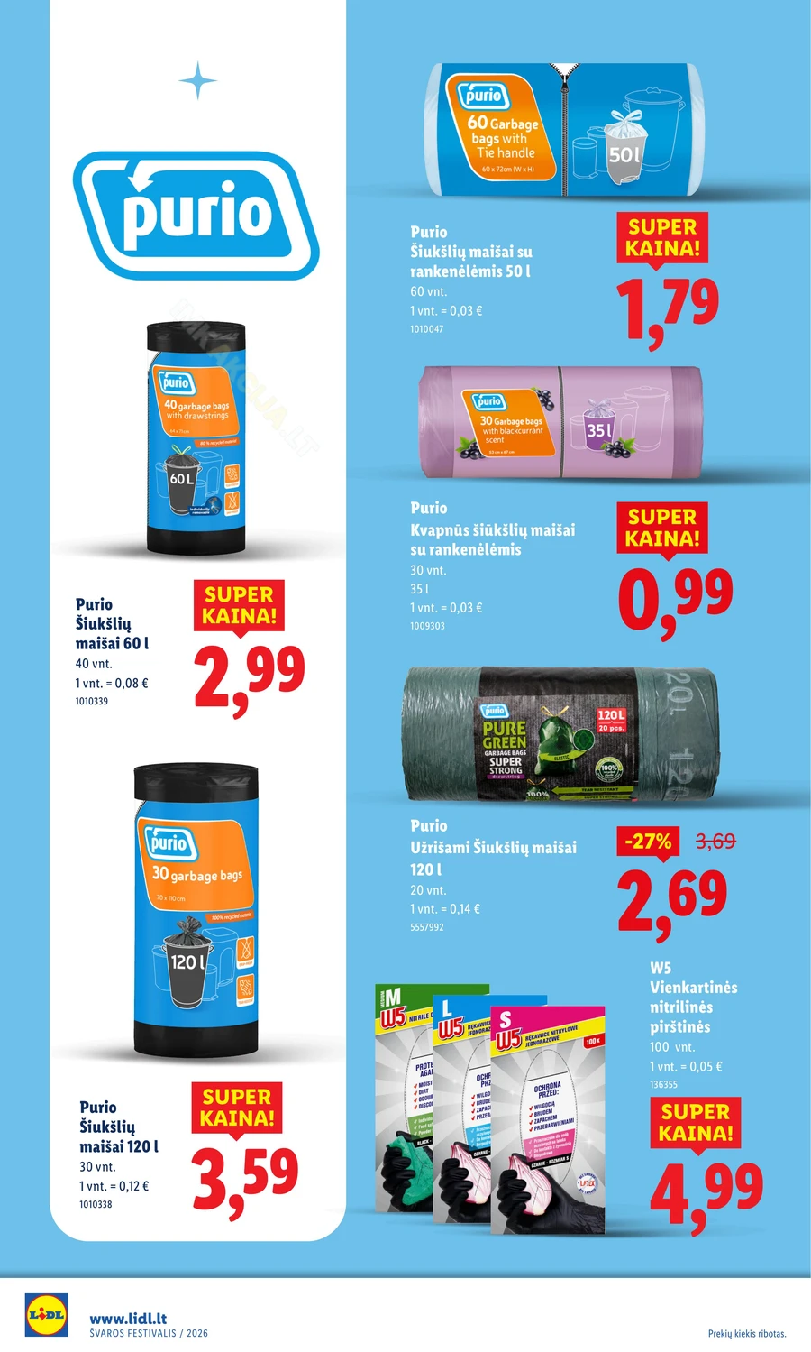 LIDL leidinys „Švaros festivalis” puslapis 16