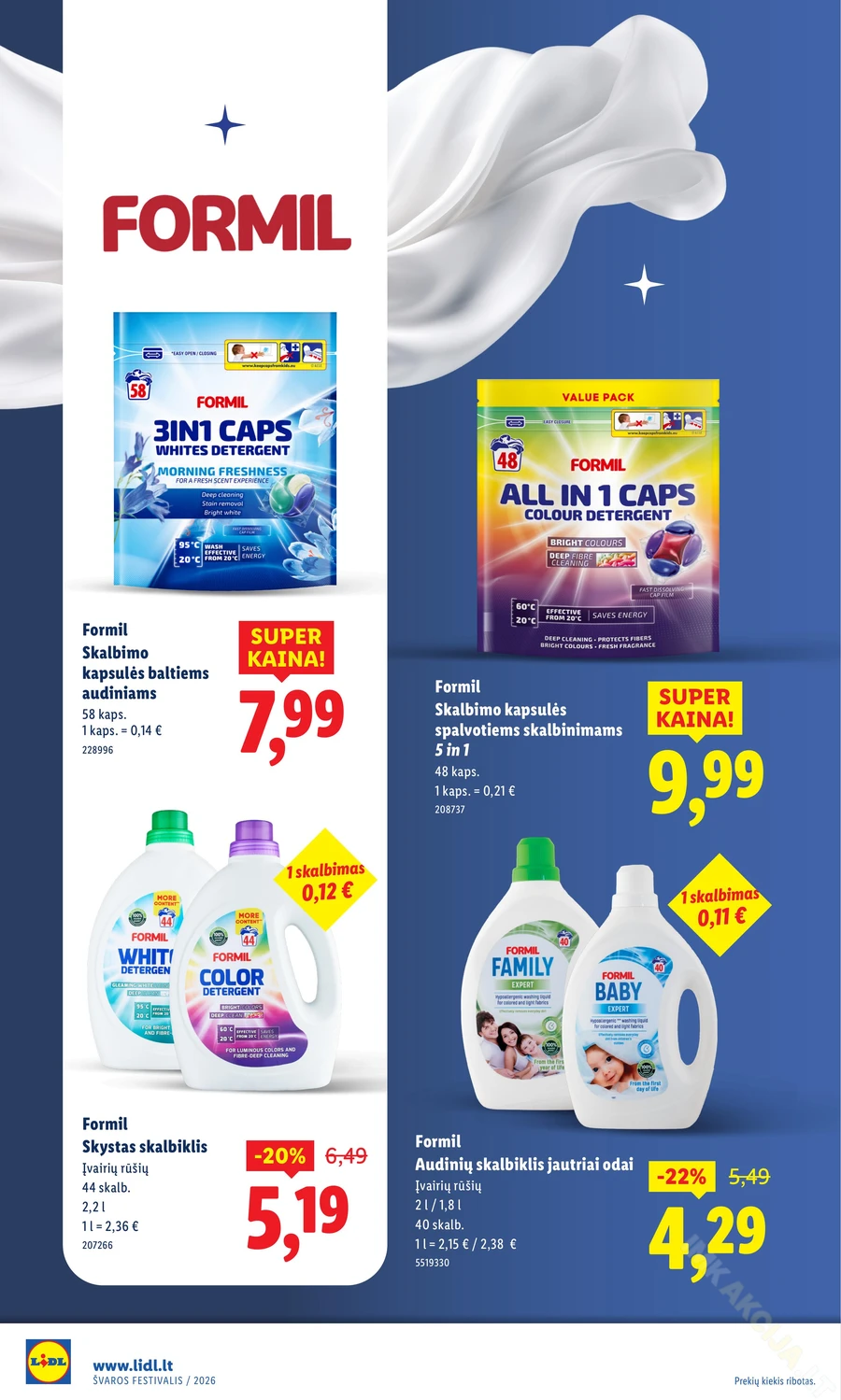 LIDL leidinys „Švaros festivalis” puslapis 4