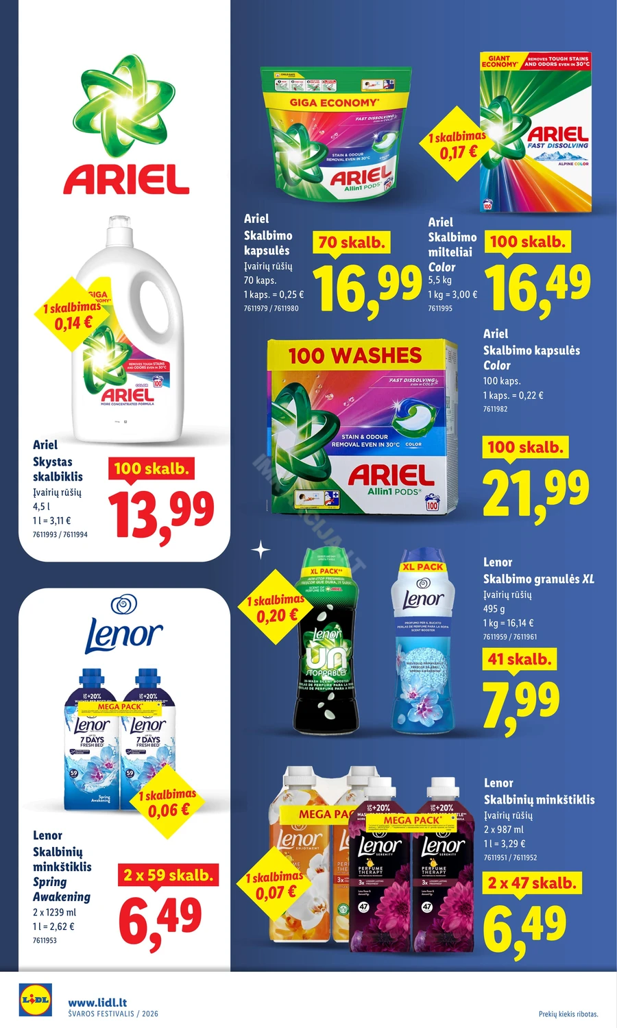 LIDL leidinys „Švaros festivalis” puslapis 6