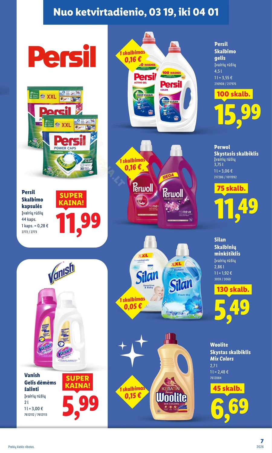 LIDL leidinys „Švaros festivalis” puslapis 7