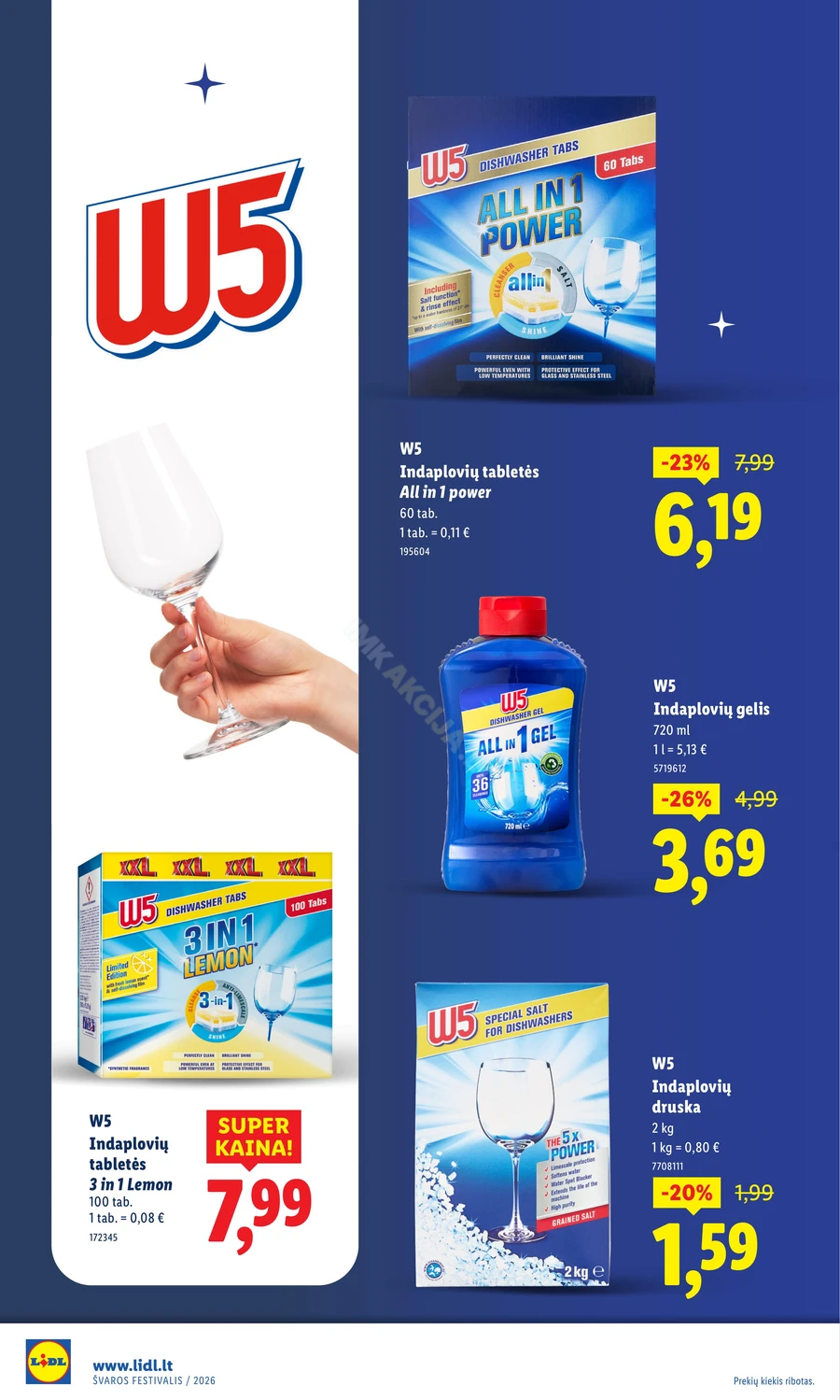LIDL leidinys „Švaros festivalis” puslapis 8