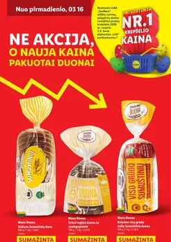 LIDL katalogas „Didysis kainų mažinimas“