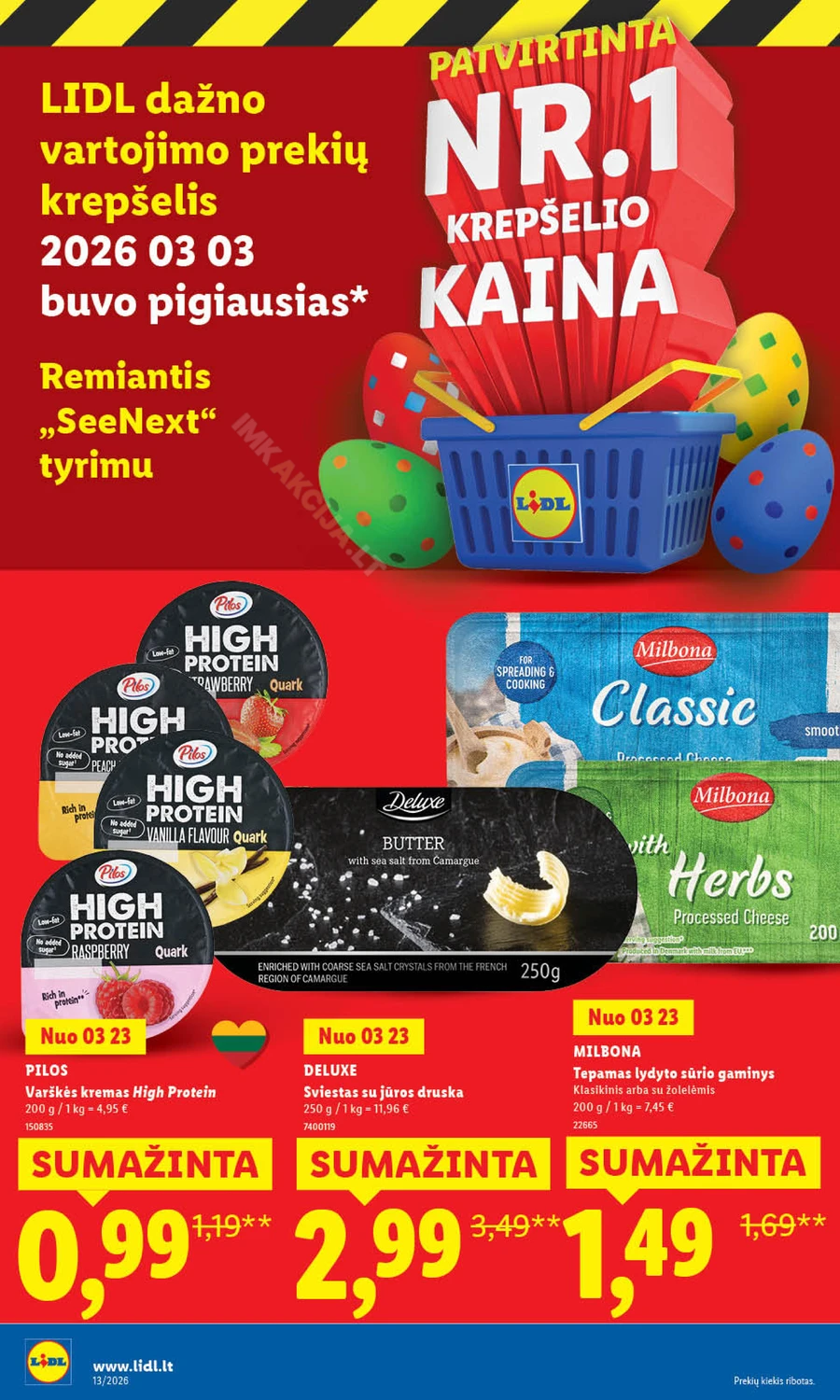 LIDL maisto prekių akcijų leidinys puslapis 2