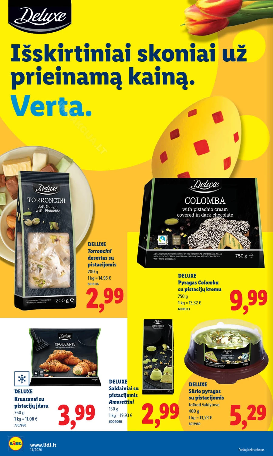 LIDL maisto prekių akcijų leidinys puslapis 14