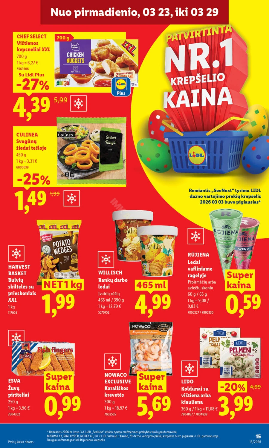 LIDL maisto prekių akcijų leidinys puslapis 17