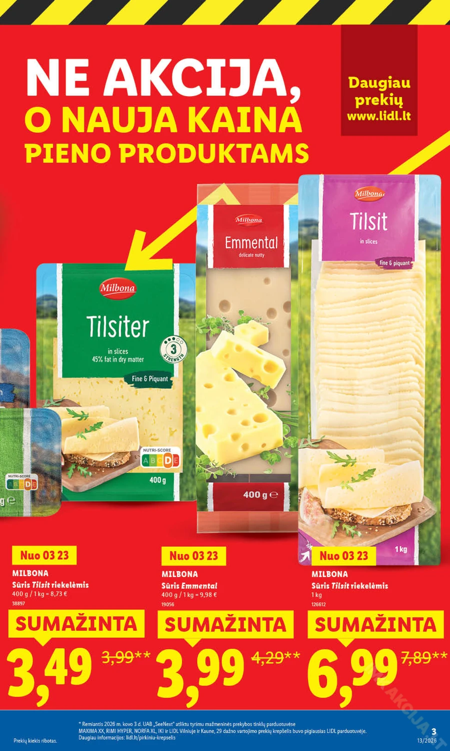 LIDL maisto prekių akcijų leidinys puslapis 3