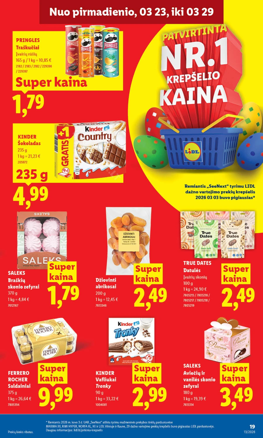 LIDL maisto prekių akcijų leidinys puslapis 21