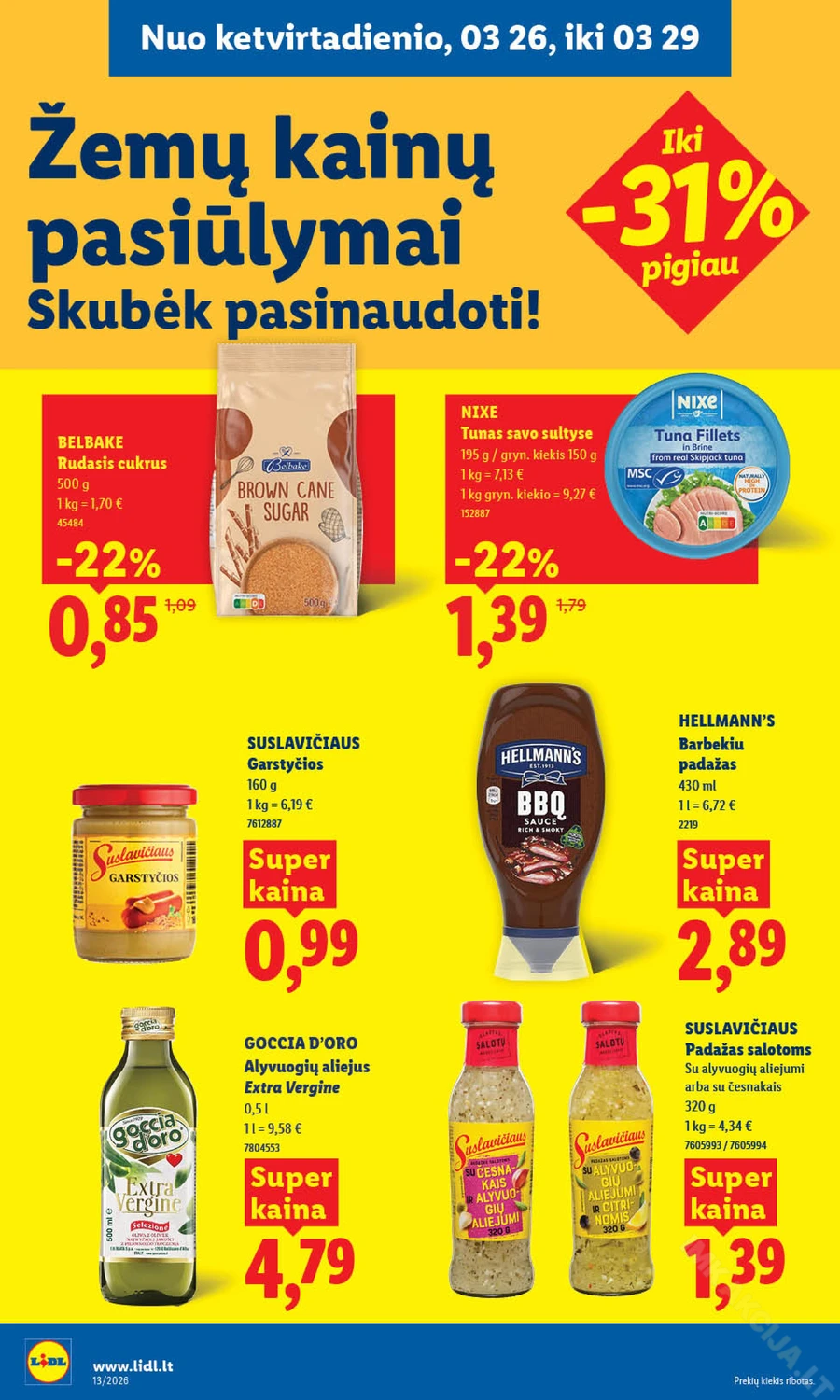 LIDL maisto prekių akcijų leidinys puslapis 24