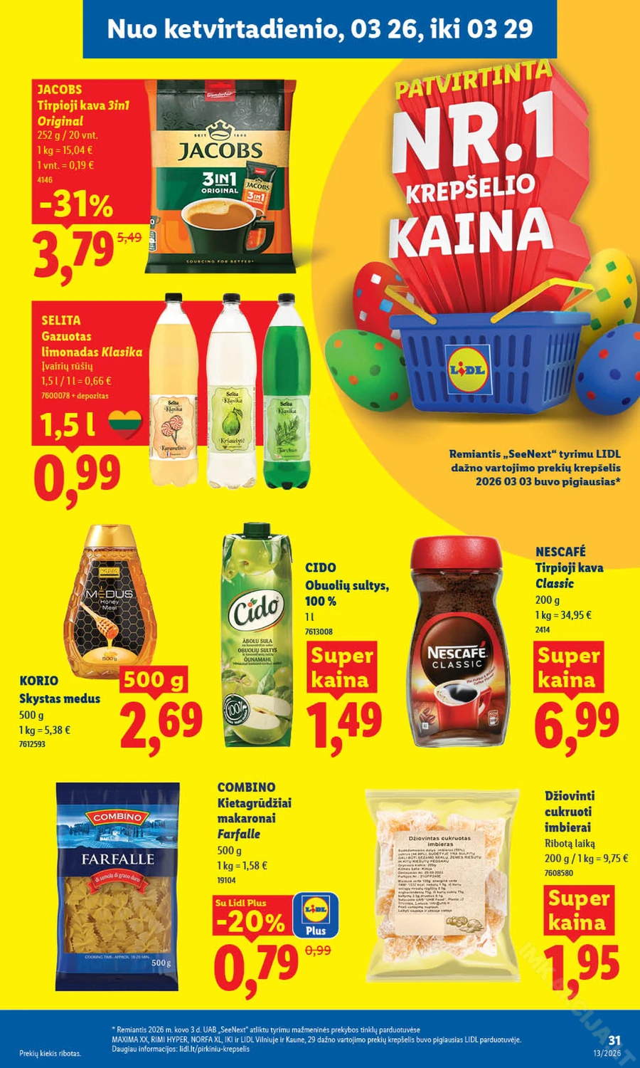 LIDL maisto prekių akcijų leidinys puslapis 25
